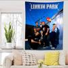 Rock Band LLinkin Cool PPark Hanging Bohemian Tapestry Hanging Tarot Hippie Wall Rugs Dorm Japanese Tapestry