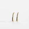 ANDYWEN 925 Sterling Silver Gold Red Green Stud Earring Line Piercing Women Fine Jewelry Rock Punk