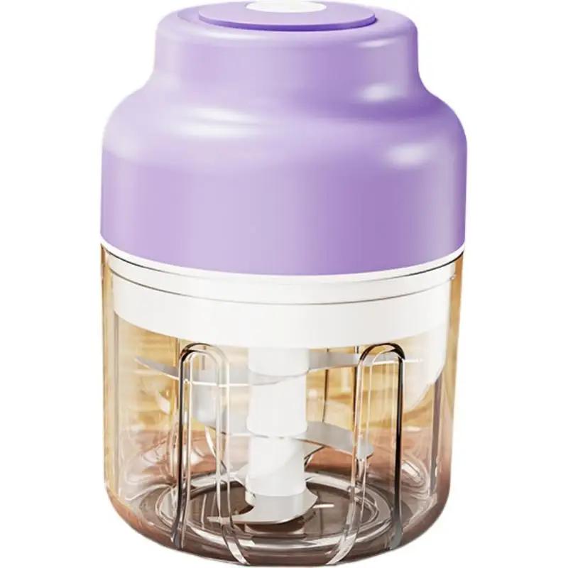 250/350ML Electric Garlic Chopper Vegetable Chopper Meat Mincer Children's Kitchen Tools Aid Food Processor Kitchen Mixer T4R0