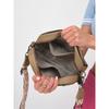 Äkta Läder Damväskor Tide Mode Enkel Axelremsväska Crossbody Huvudlager Nötskinn Liten Fyrkantig Väska