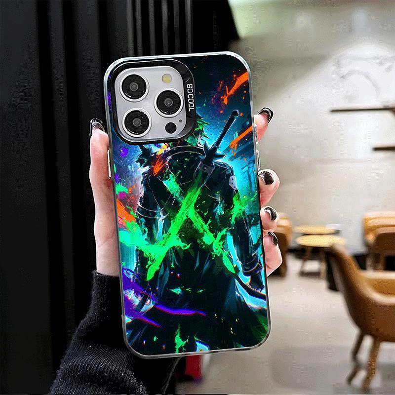 Sword Art Online Kirito Stoßfeste Handyhülle für iPhone 17 Air 16 16E 15 Pro Max 14 Plus 13 Mini 12 Rückseite Anti-Fall Fundas