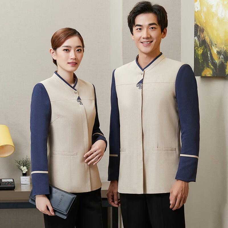 Unisex Long Sleeve Professional Cleaning Uniform Top