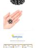 Polished Black Gallstone Spherical Magnets - Seven Dragon Balls Massage Health Ferrite Suction Magnets