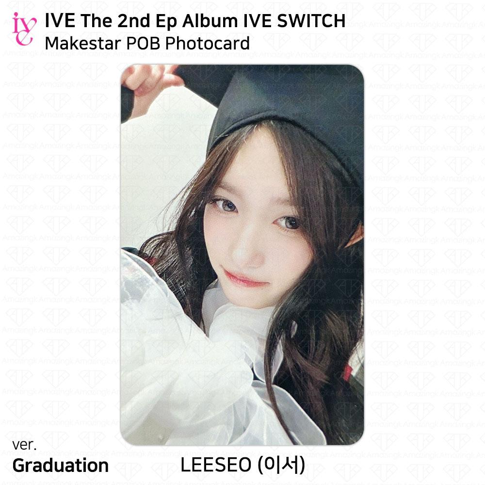 IVE The 2nd EP Album IVE SWITCH Makestar POB Фотокарточка KPOP K-POP Вонён Юджин Leeseo - Makestar