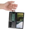 SUTENI Oil Wax Texture Leather Case for Samsung Z Fold 7/6/5 with Wrist Strap, Card Slot, and Stand