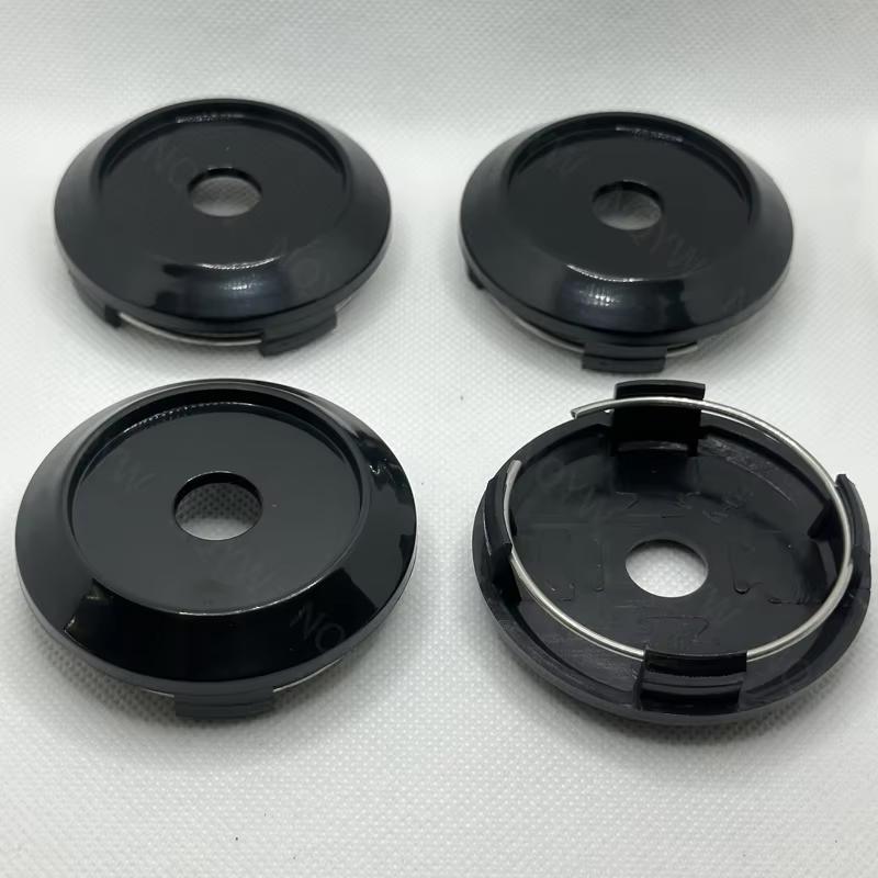 

4 шт./лот 64-міліметрові центральні ковпаки для коліс автомобіля Кришка ковпака АБС Чорний сріблястий ковпачок Пилозахисні чохли Аксесуари для модифікації автомобіля чорний