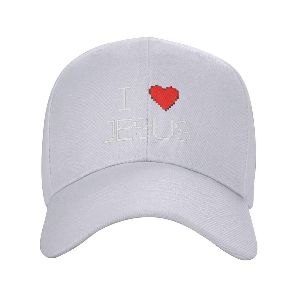 I Love Jesus God Cross Print Baseball Caps Fashion Men Women Hats Outdoor Cap Streetwear Baseball Hat Casquette