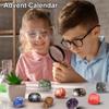 2023 Jul 24 dagers adventskalender Naturlig krystallstein Xmas Blindboksgave