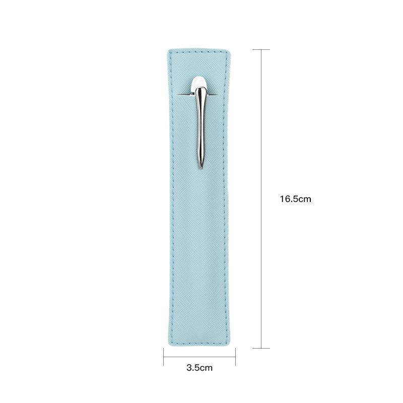 Etui stilou retro Piele naturală Husă creion Husă stilou Papetărie Husă protectoare creativă Rechizite școlare