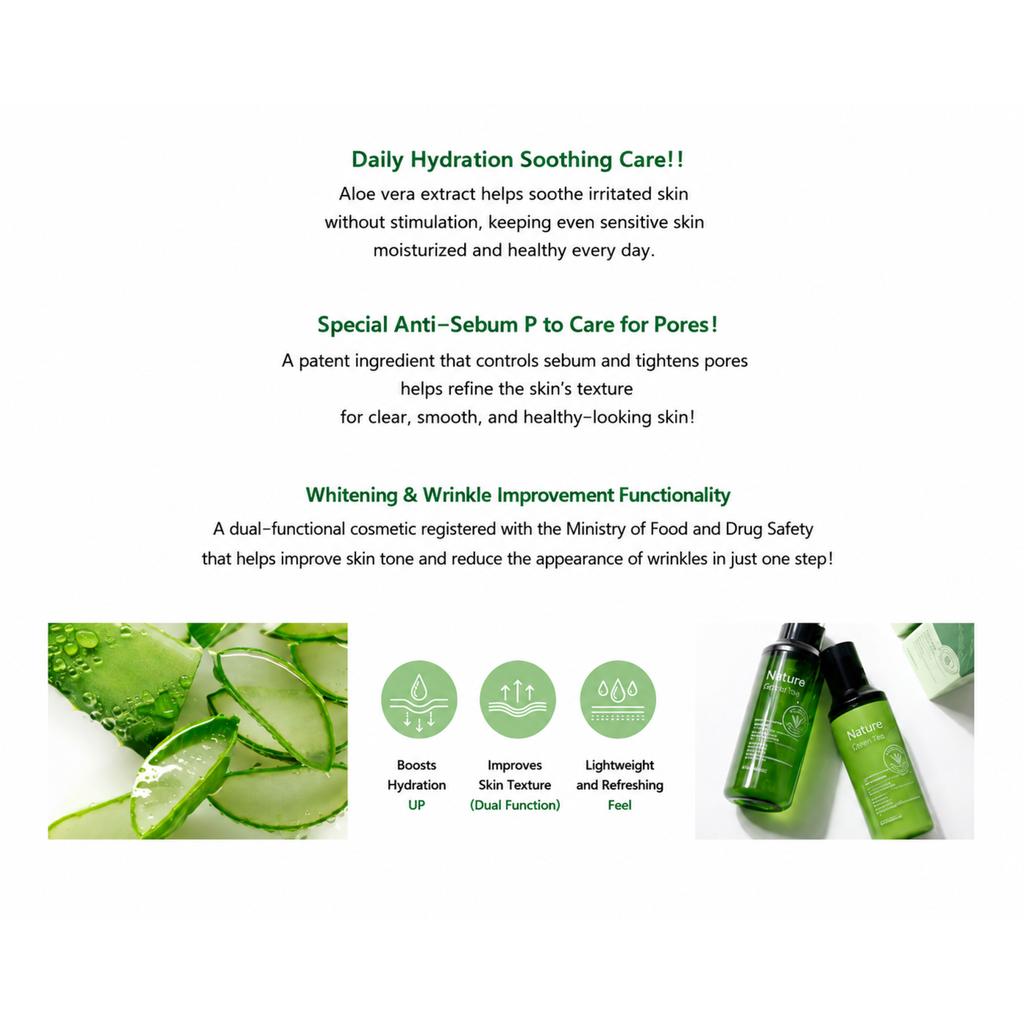 FoodaHolic Pure Aloe Vera Nature-Infused Moisture Emulsion 150ml