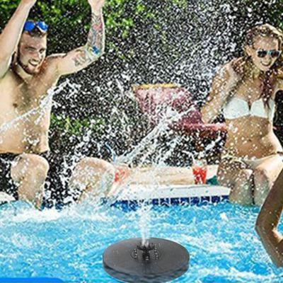 Solar Fountain with LED Lights Birds Bath Garden Pond Pool Decorative Outdoor DIY Potential for Garden