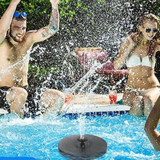 Solární fontána s LED světly Ptačí koupaliště Zahradní jezírko Bazén Dekorativní Venkovní DIY Potenciál pro zahradu