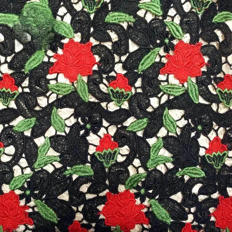 Water Soluble, Lace, Fabric, Color Embroidery, Embroidery Cloth, Full Embroidery, Three-Dimensional, Hollow, High-End, Heavy Industry