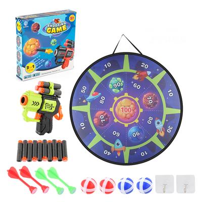 Cartoon Dart Board Games Sticky Ball Flying Ball Target Wall-Mounted Kids Toys