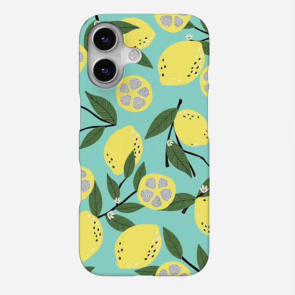 

Luxury Clmj Cute Lemon Pineapple Phone Case for iPhone 17 17e 16e 16 15 14 13 12 11 X XR XSMAX 7 8 Air Pro Max Plus Double-layer iPhone 12 ProMax