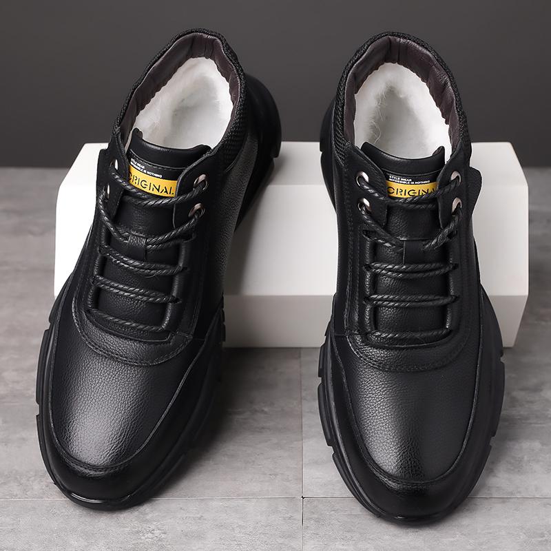 

Модные новые мужские зимние ботинки, низкие, повседневные, нескользящие, теплые, для снега, удобные ботинки для ходьбы на открытом воздухе для мужчин, модные кроссовки 44