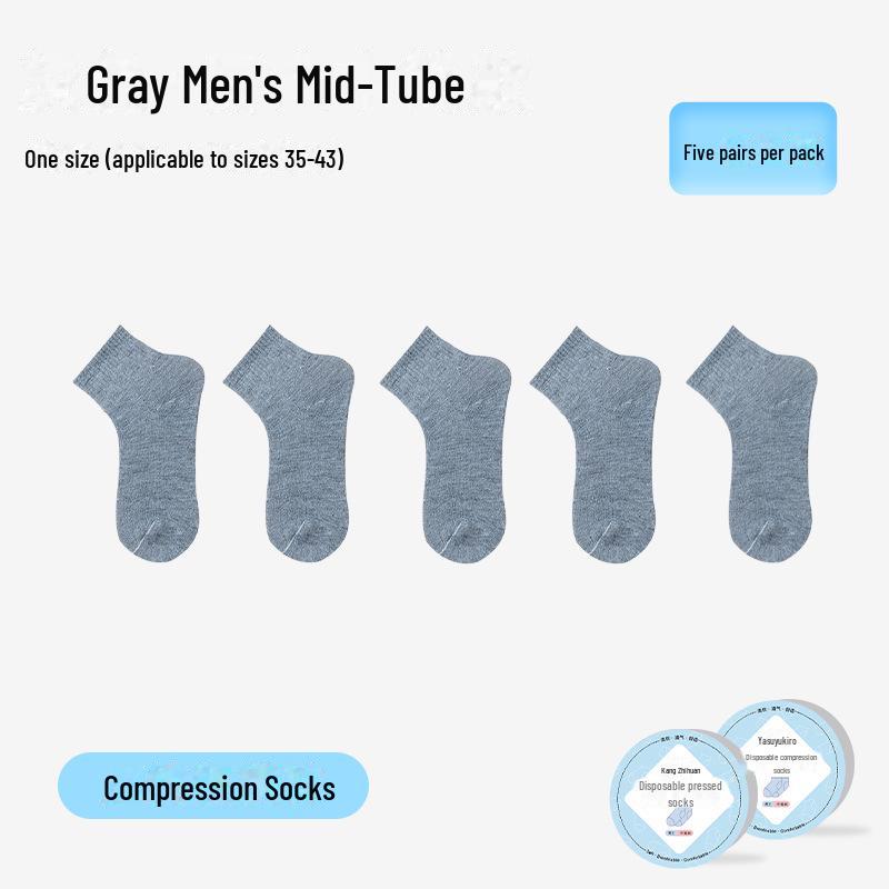 Unisex Cestovní Jednorázové a Pratelné Deodorantové Ponožky