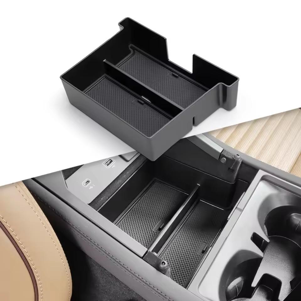 For Land Rover Discovery Sport 2025 Armrest Storage Box Center Console Tray Organizer Tidying Car Accessories