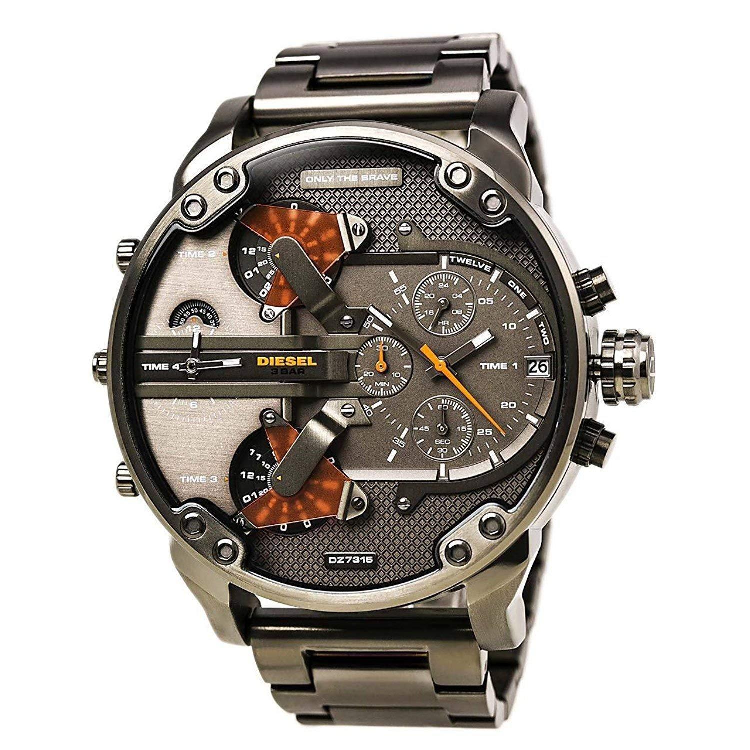 

Часы DIESEL Daddy Chrono Quartz Watch DZ7315 Gunmetal Mr. Мужской