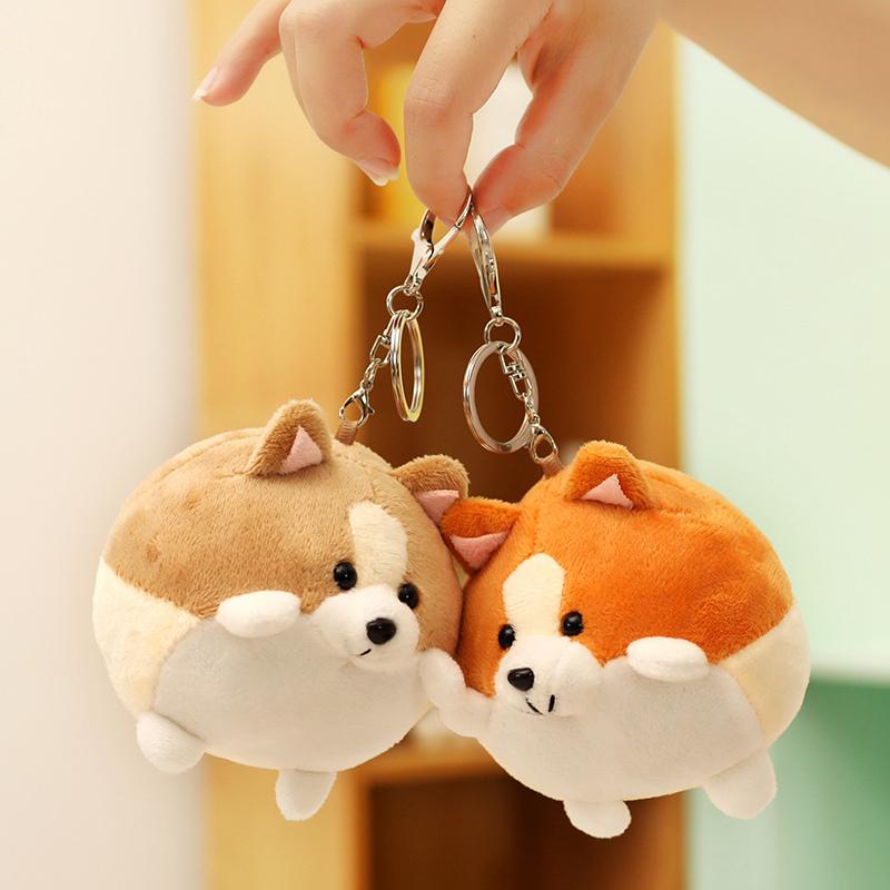 Superior-Grade Kawaii Premium-Quality Corgi Top-Grade Dog Top-Grade Plush High-Standard Pendant Premium-Quality Plush Top-Grade Toy First-Class Bag