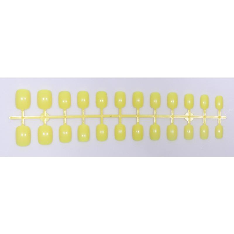 Kurzer runder Kopf Kleine Kinder Falsche Nägel Niedlicher und kleiner Nailart-Patch Ohne Versiegelungsstreifen Nagelstück Falscher Nagel Fertigprodukt