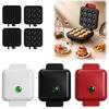Piastra Waffle Donut Riscaldamento Rapido Tostapane Donut Comodo Macchina per Sandwich Elettrica Cucina