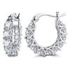 Modische französische Ohrringe mit Zirkon-Spitze, U-förmige Ohrringe, Damen-Accessoires