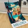 Reise Mallorca Mikrofaser Strandtuch Saugfähig Schnelltrocknend Weich Yoga Schwimmen Resort Bergsteigen Handtuch