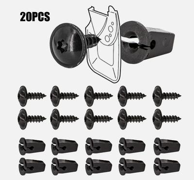 10 Pairs Fender Chassis Trim Mounting Bolts For Vw Torx Screw Bolt Bumper Arch Mud Flaps Splash Guards Undertray Trim Fixing