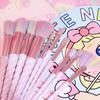 Základní štětec štětec na sypký pudr štětec na oční stíny vysoce hodnotný 10dílný kompletní set na make-up štětec na make-up s měkkými štětinami kosmetické nástroje