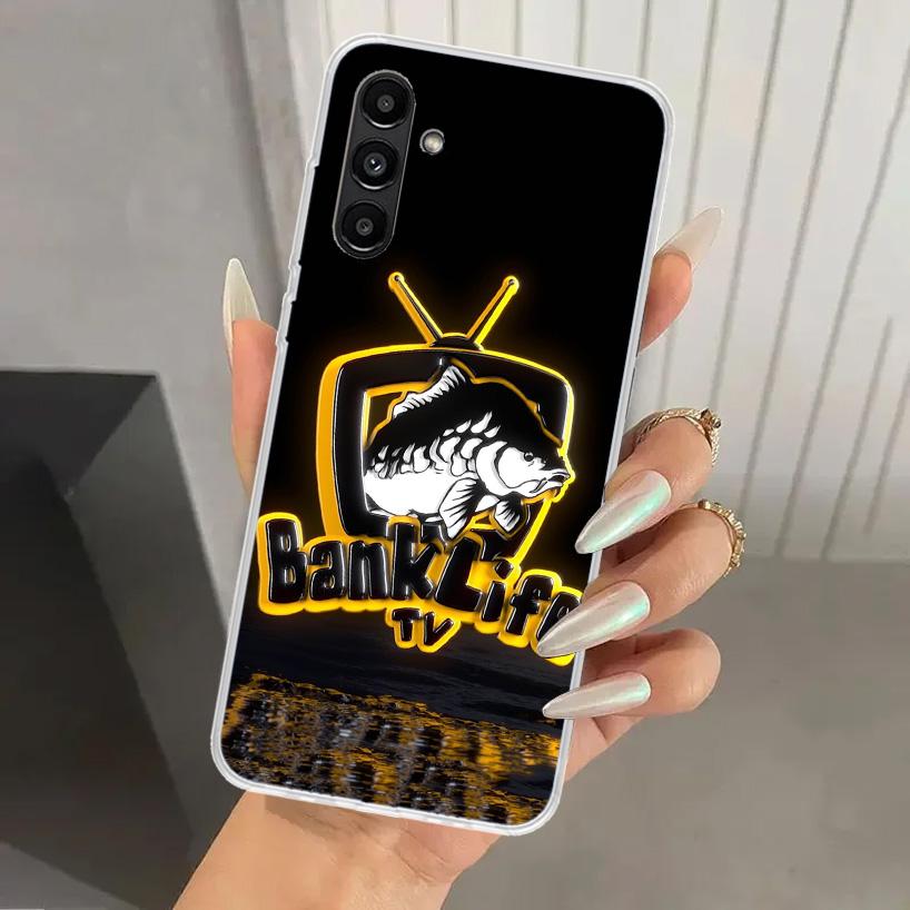 Nash Fishing Art Phone Case for Samsung Galaxy A16 A26 A36 A56 A15 A25 A35 A55 A14 A24 A34 A54 A13 A23 A33 A53 A05S A04S A03S A1