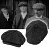 Retro Newsboy Caps Men Octagonal Hats British Painters Hats Autumn Winter Berets Herringbone Flat Caps Hip Hop Berets Gorras
