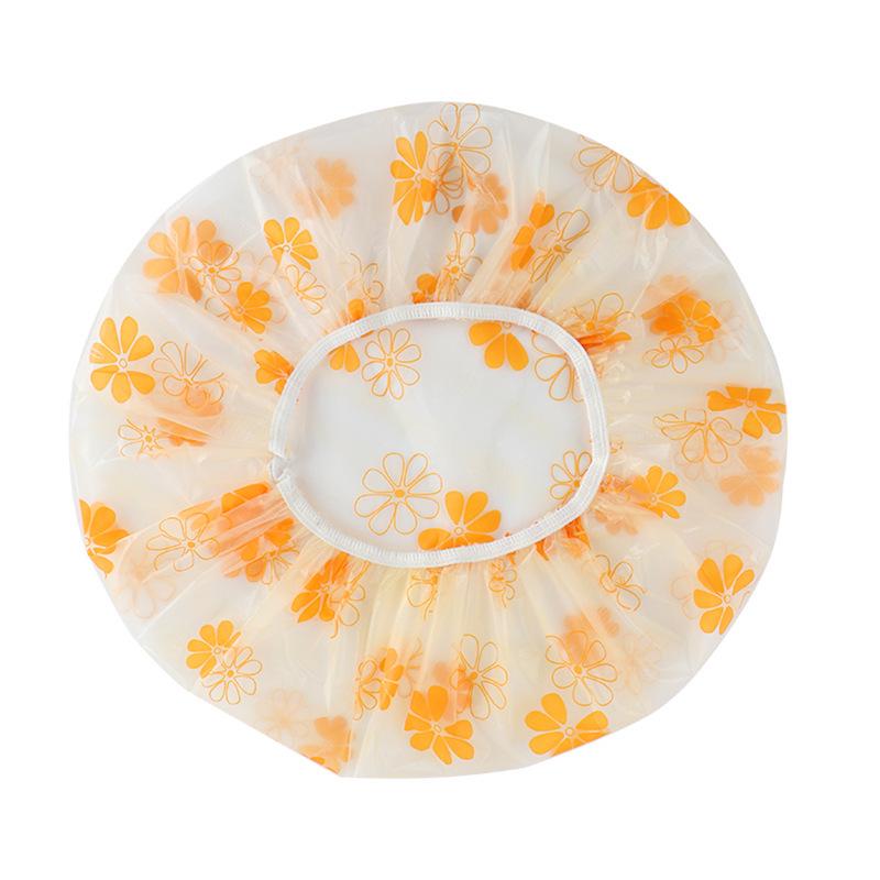 Reusable Waterproof Elastic Shower Cap for Women - Spa & Salon Hair Protection