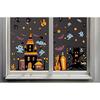 LOKIPA Halloween decorations static stickers removable non-staining 135pcs included electricity seals window small items room decor interior glass