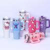 40oz Insulated Car Mug With Handle Accent 304 Stainless Steel Leak-Proof Travel Cup Home Office Outdoor Sports
