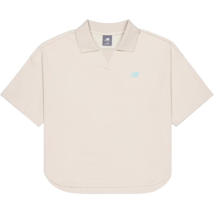 New Balance Polo Shirt Women s Khaki NFE36052-LBE M