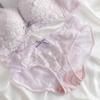 New sexy lace small chest not empty cup underwear women's suit without steel ring breast adjustment breathable bra cover
