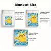 Premium Pokemon Blanket Soft Warm Lightweight Throw for Bedroom Living Room Ideal Gift for Boys Girls and Adults THW