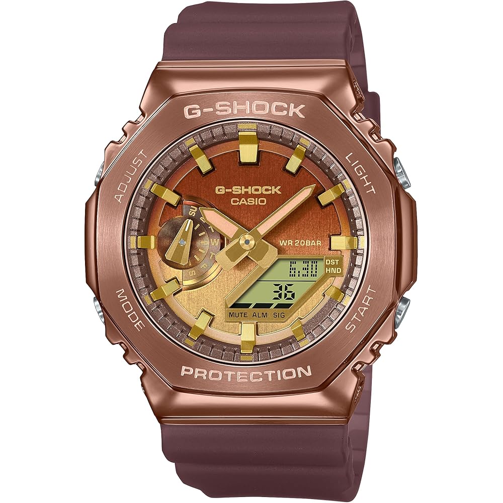 Casio G-Shock GM-2100CL-5A Men s Watch Overseas Model Resin Case Analog-Digital Display