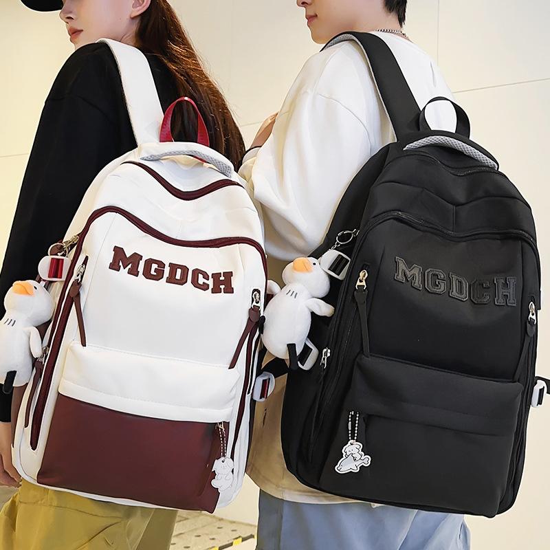 School Bag Children Primary School Girls Burgundy Junior High School Backpack Middle School Student College Student Backpack