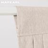 NAPEARL – tête de rideau à bordure en perles, couleur unie, à la mode et luxueuse, pour salon, cantonnière de fenêtre pour chambre à coucher, 1 pièce