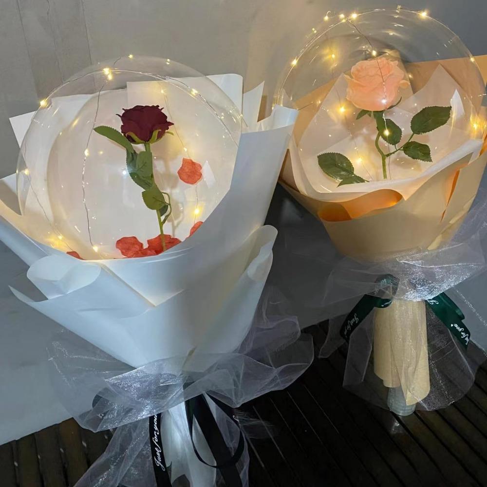 50pcs Balloon Sticks with Cups Clear Bobo Balloon Holder Large and Long Balloon Stand for Large Balloons Birthday Graduation Wedding Party Decoration