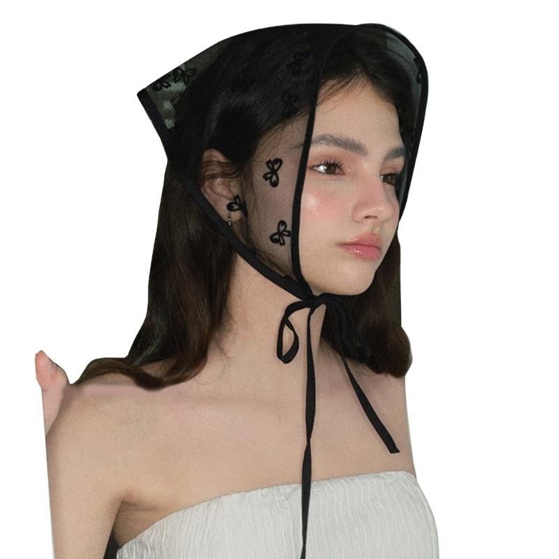 

Soft and Comfortable French Style Women Lace Hairband Triangles Kerchief Elastic Hairband for Different Body Types 1