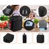 Oxford Cloth Insulated Lunch Bag With Double Shoulder Straps For Office Use