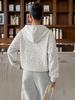 Felpa con cappuccio a stampa leopardata - Collezione Autunno/Inverno 2026 Donna