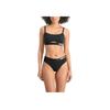 Puma Padded Sporty Top With Letter Print Breathable Casual Sports Bra Women tops Black 935297-01