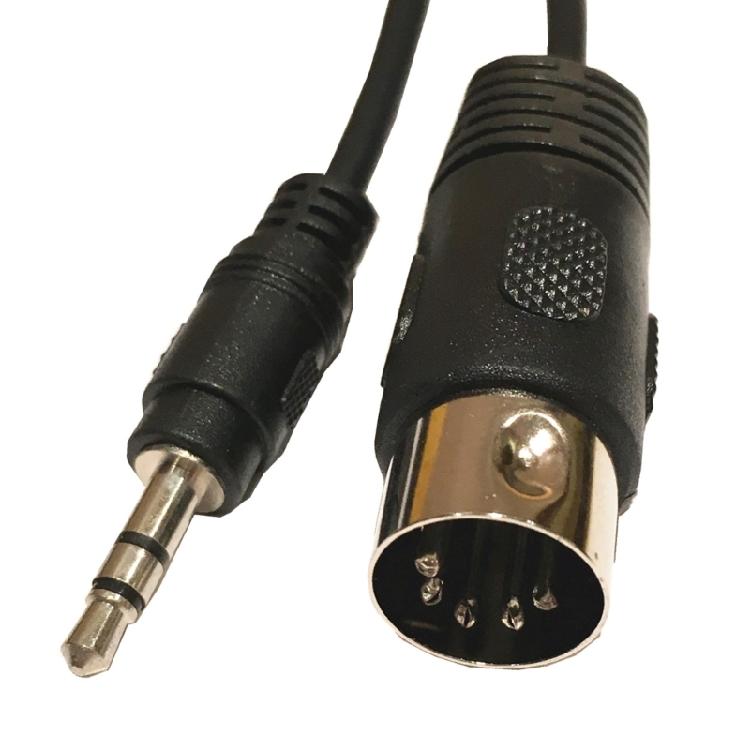 5-Pin DIN Plugs Male to 3.5mm 1/8 inch Male Plugs Stereo Converter Cable