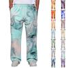 Men's Cargo Pants with 4 Pockets Elastic Waistband Casual Work Trousers