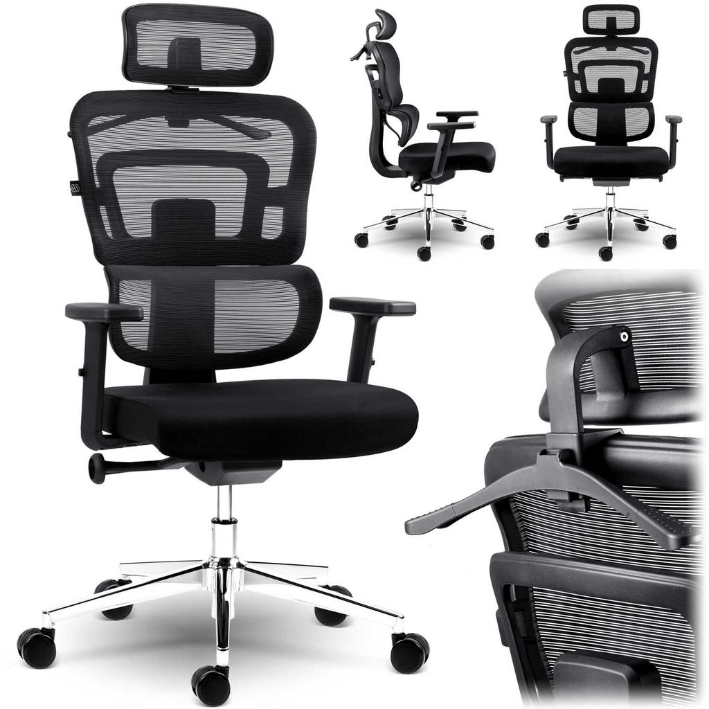Sofotel Nicea Micro-mesh Office Chair, Black