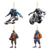62KD Cool Skeleton Figurines Halloween Skul Pendant Car Ornament Cool Skul Statue Large Ball Decorations Ceiling